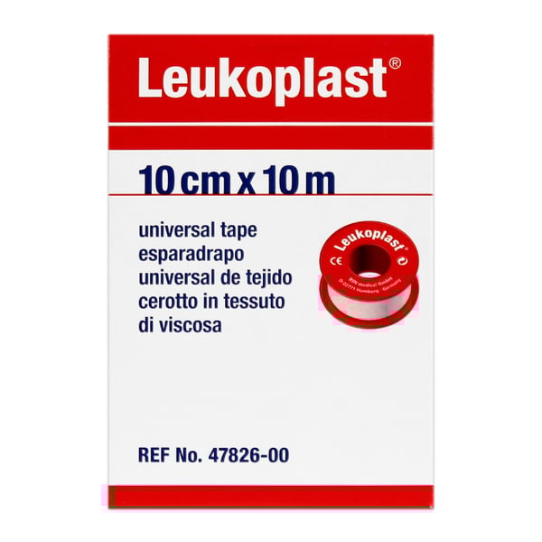 Leukoplast Flesh 10 cm x 10 mètres : Pansement tissu couleur chair (vendu à l'unité)